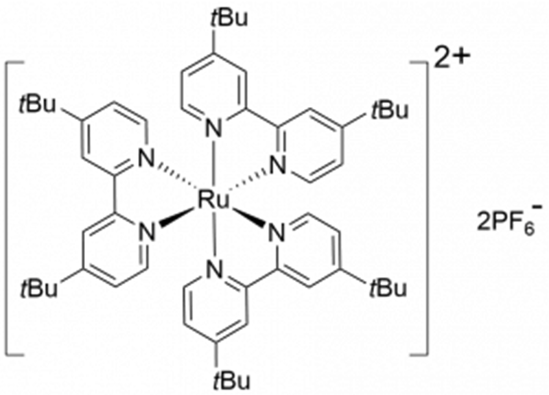 [Ru (dtbbpy)3] [PF6]2    CAS NO.:	75777-87-6